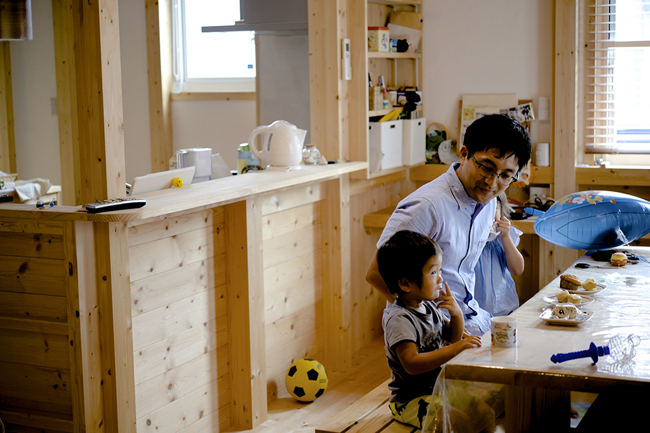 朝日とともに、子供の声が広がるお家。写真３