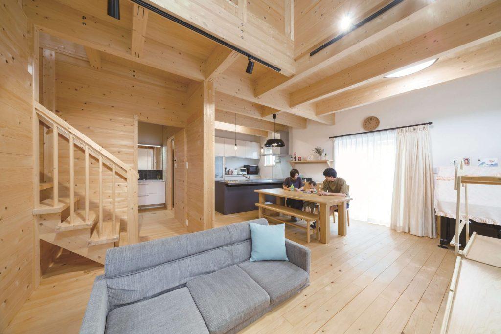 おしゃれな自然素材の家②兵庫県小野市に建てられた自然素材の家