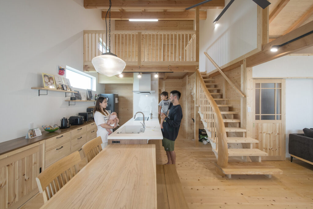 子育てのしやすさと心地よさを大切にした住まい。