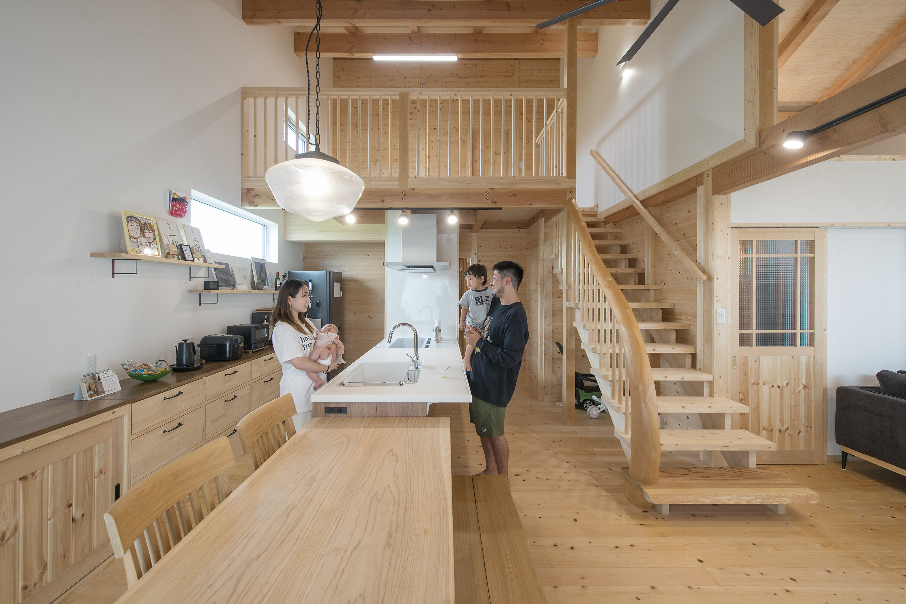 子育てのしやすさと心地よさを大切にした住まい。